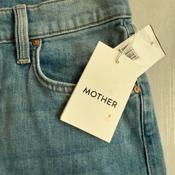Mother Jeans - The Tomcat Crop Straight Leg Jean In World At My Feet - Size 29 - Picture 5 of 8